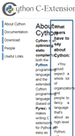 Mobile Screenshot of cython.org